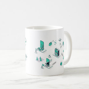 Caneca De Café Escalabilidade de Negócios