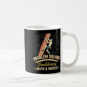 Caneca De Café Escalada de resolução de problemas de matemática e