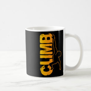 Caneca De Café Escalada em Rocha Enthusastas de Bouldering Engraç