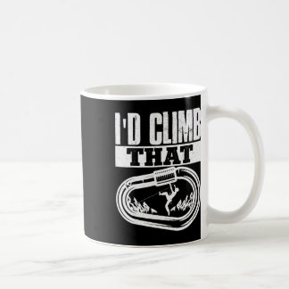 Caneca De Café Escalador de Montanhismo Bouldering Id Escalar Aqu