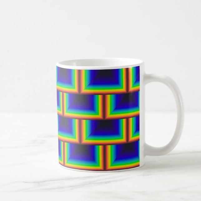 Caneca De Café Escalas quadradas de espectro solar (Direita)