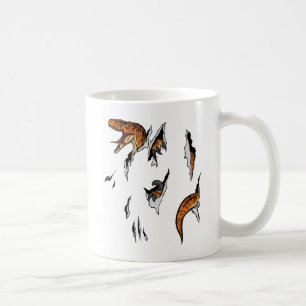 Caneca De Café Escape do Velociraptor