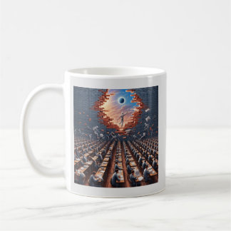Caneca De Café Escape from the Matrix: Surreal Exam Room