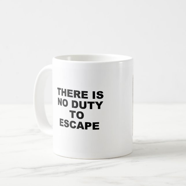 Caneca De Café Escape Mug (Frente Esquerda)