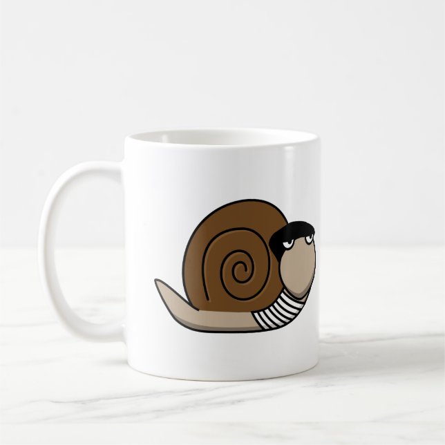 Caneca De Café Escargot - Caracol Francês (Esquerda)