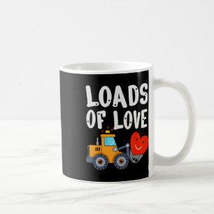 Caneca De Café Escavadeira do Dia dos Namorados Carregada de Amor