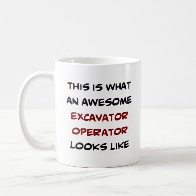 Caneca De Café escavador, incrível (Esquerda)