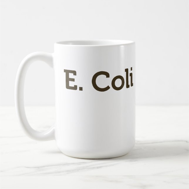 Caneca De Café Escherichia Coli acontece (Esquerda)