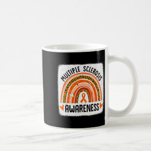 Caneca De Café Esclerose Múltipla Arco-íris Ms Conscientização Mu