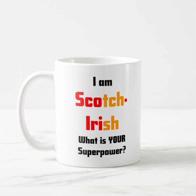 Caneca De Café escocês-irlandês (Esquerda)