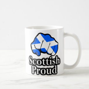 Caneca De Café Escócia Orud Flag Fist
