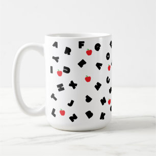 Caneca De Café escola de árvores selvagens safari do jardim de in