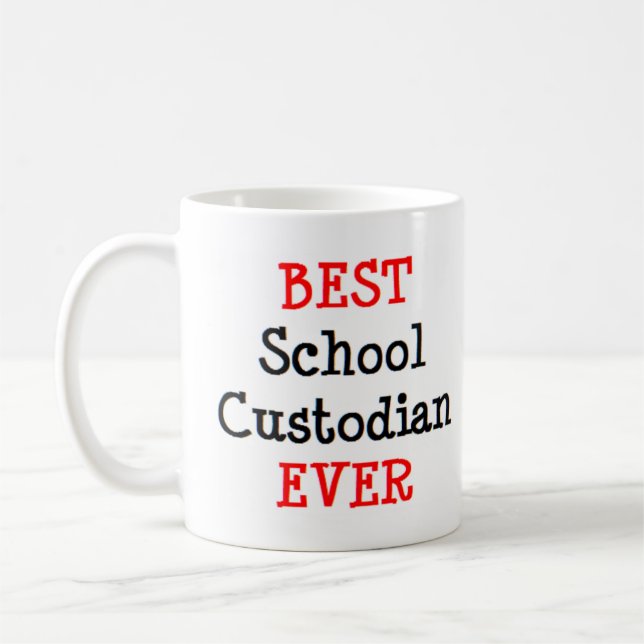 Caneca De Café escola de custódia, melhor (Esquerda)