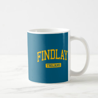 Caneca De Café Escola de ensino médio Findlay hs findlay oh espor