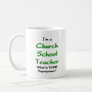 Caneca De Café escola de igreja professora