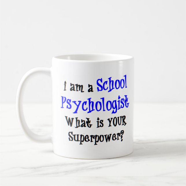 Caneca De Café escola de psicólogo (Esquerda)