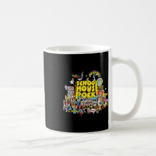 Caneca De Café Escola de Rock da Casa Desenhos Animados Animados