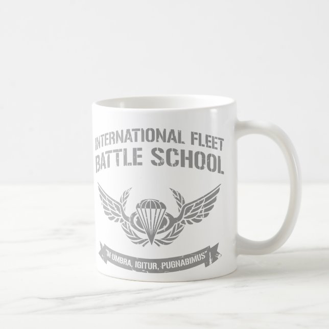 Caneca De Café Escola internacional Ender da batalha da frota (Direita)