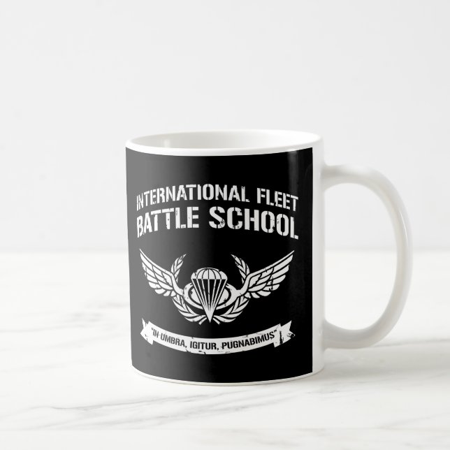 Caneca De Café Escola internacional Ender da batalha da frota (Direita)