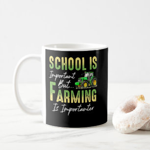 Caneca De Café Escola Mas Agricultura é importante para os agricu