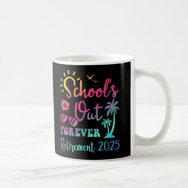 Caneca De Café Escolas aposentadas para sempre, colega aposentado (Direita)