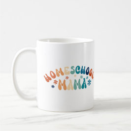Caneca De Café Escolas Domésticas Personalizadas Mamãe Com Nomes