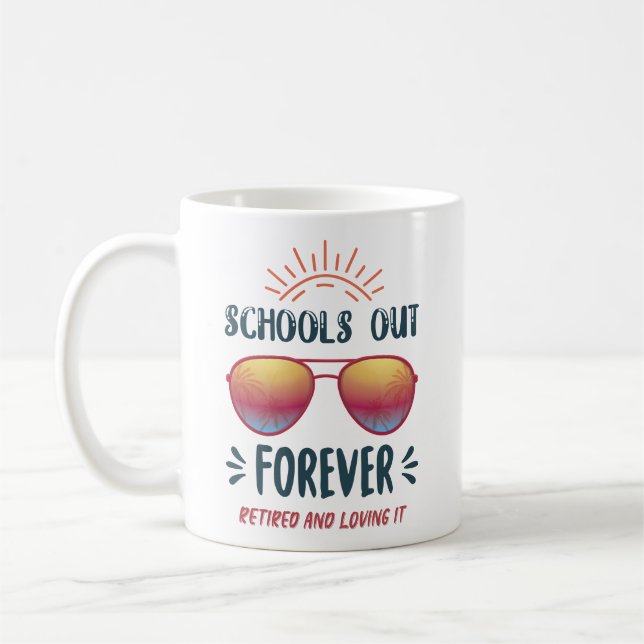Caneca De Café Escolas Fora de Professores Reformados (Esquerda)