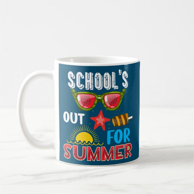 Caneca De Café escolas no verão passado professor (Esquerda)