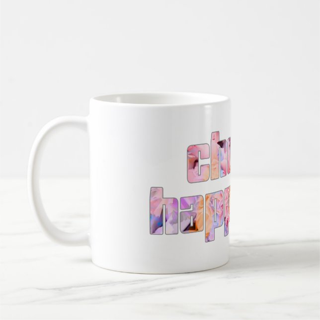 Caneca De Café Escolha a felicidade nº 9 (Esquerda)