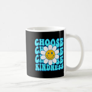 Caneca De Café Escolha bondade sorriso rosto inspirador mundo des