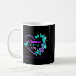 Caneca De Café Escolha Continuar Seguindo Em Frente Mulheres Flor