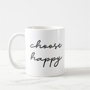 Caneca De Café Escolha feliz
