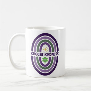 Caneca De Café Escolha gentileza. Torne o Mundo mais gentil.
