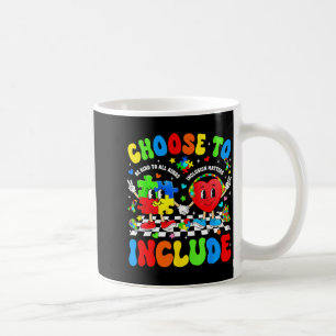 Caneca De Café Escolha incluir conscientização sobre autismo