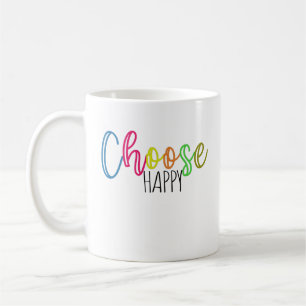 Caneca De Café Escolher Feliz