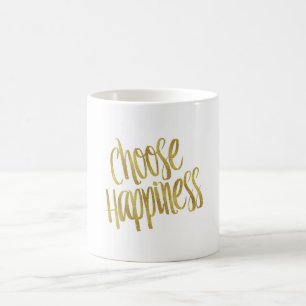 Caneca De Café Escolher Minigráfico de Folha Ouro de Cotações