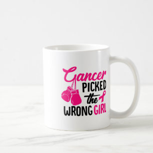 Caneca De Café Escolhida A Consciência Errada Do Cancer Da Mama D