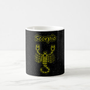 Caneca De Café Escorpião Brilho