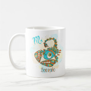 Caneca De Café Escorpião horóscopo zodíaco o 23 de outubro - 2