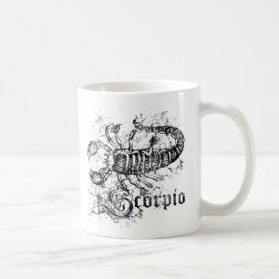 Caneca De Café Escorpião Zodiac
