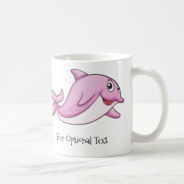 Caneca De Café Escoteiros de texto personalizados para golfinhos-