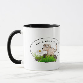 Caneca de café Escreva Chague Repita - Para escrit