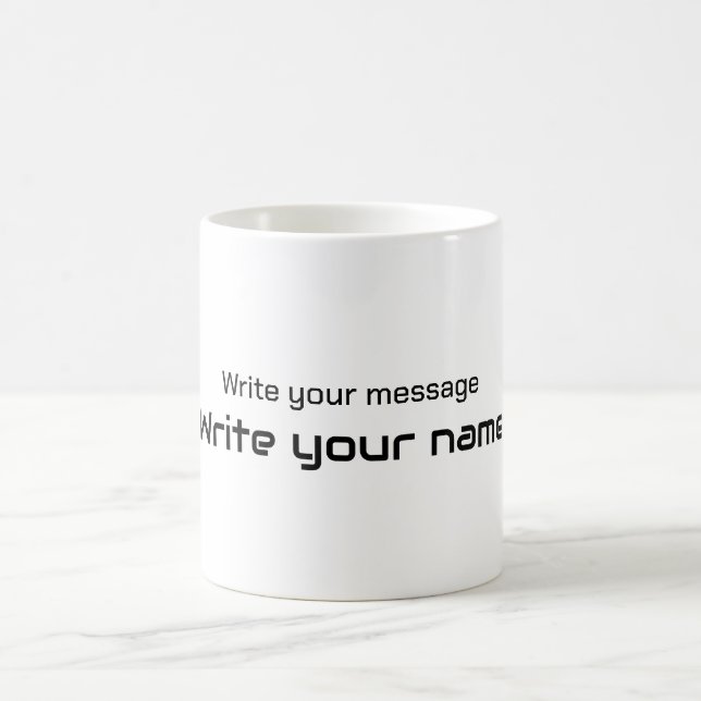 Caneca De Café Escreva sua mensagem (Centro)