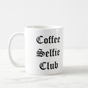 Caneca De Café Escrevendo Espelho Selfie Mug
