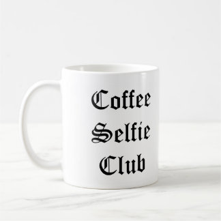 Caneca De Café Escrevendo Espelho Selfie Mug