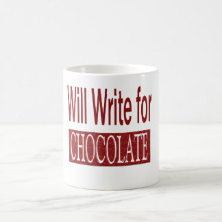Caneca De Café Escreverá para o presente do chocolate para