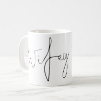 Escrita Legant Wifey Bride Name Black White