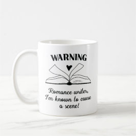 Caneca De Café Escritor de Romance 