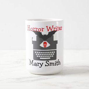 Caneca De Café Escritor Horror