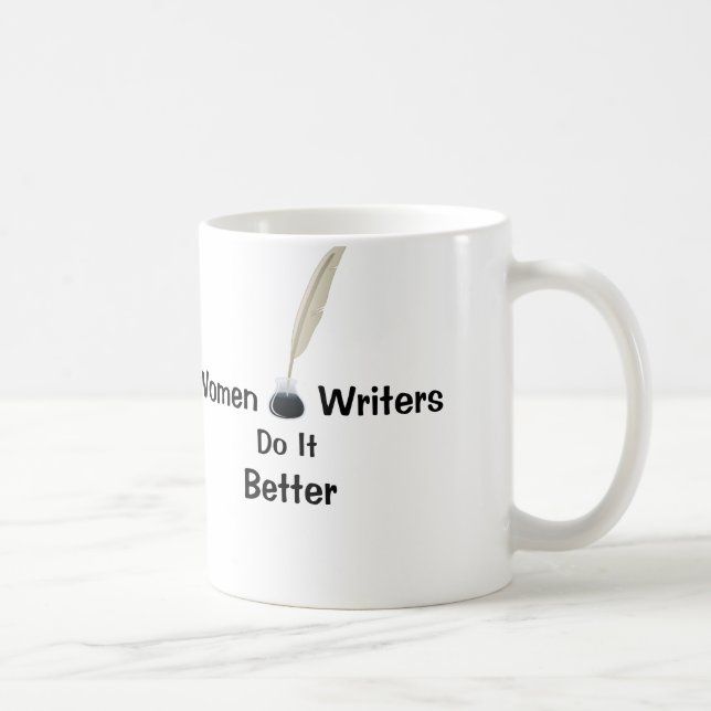 Caneca De Café Escritores das mulheres melhora (Direita)